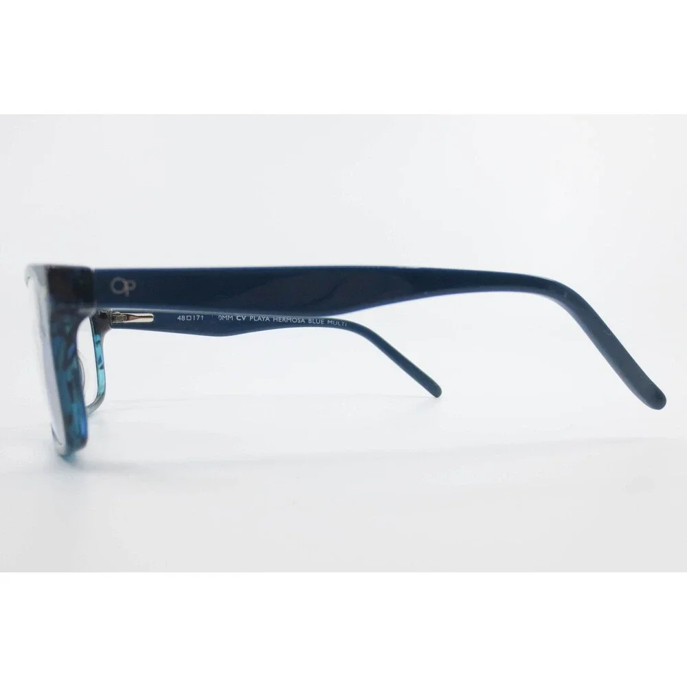 Ocean Pacific Playa Hermosa Blue Multi Eyeglasses 48-17-130 Rectangular Frames